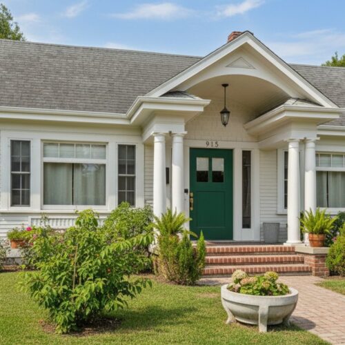 the Crescent model home